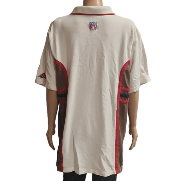 NFL buccaneers Collard T-shirt Adidas (code-P0091) - Picture 3 of 3